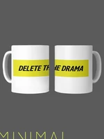 Kép 1/2 - delete-the-drama-feher-bogre