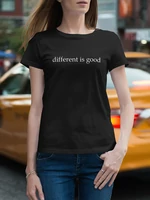 Kép 6/14 - different-is-good-fekete-noi-polo