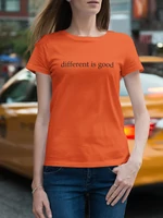 Kép 10/14 - different-is-good-narancssarga-noi-polo