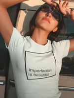 Kép 1/10 - Imperfection-is-beautiful-noi-feher-polo