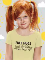 Kép 3/5 - free-hugs-gyerek-sarga-polo