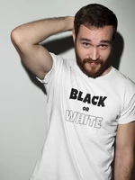 Kép 1/2 - black-or-white-ferfi-feher-polo