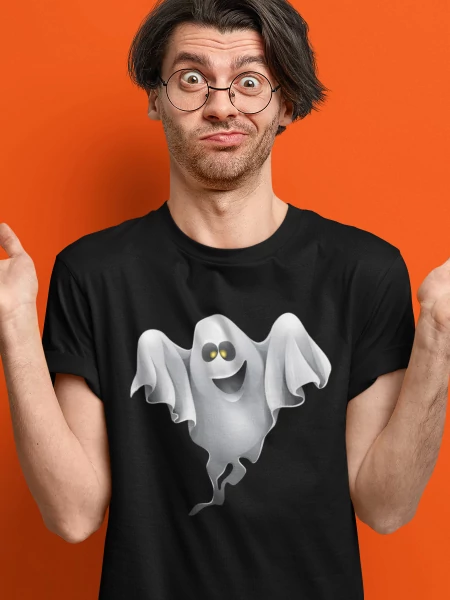 halloween-szellem-ferfi-fekete-polo