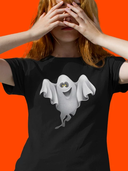 halloween-szellem-noi-fekete-polo