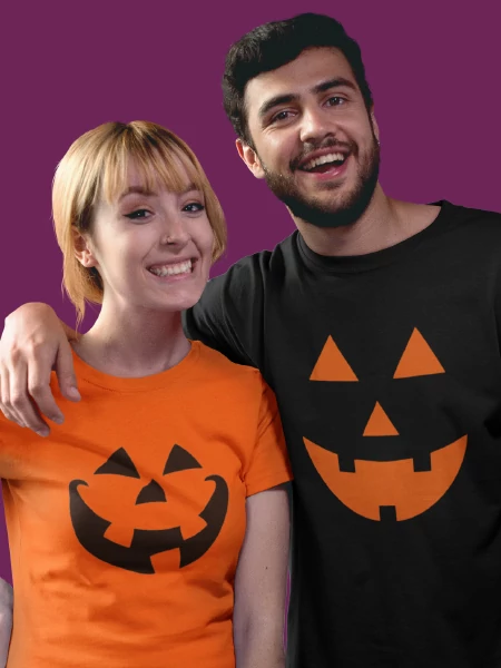 halloween-tokfejpar-noi-narancssarga-polo