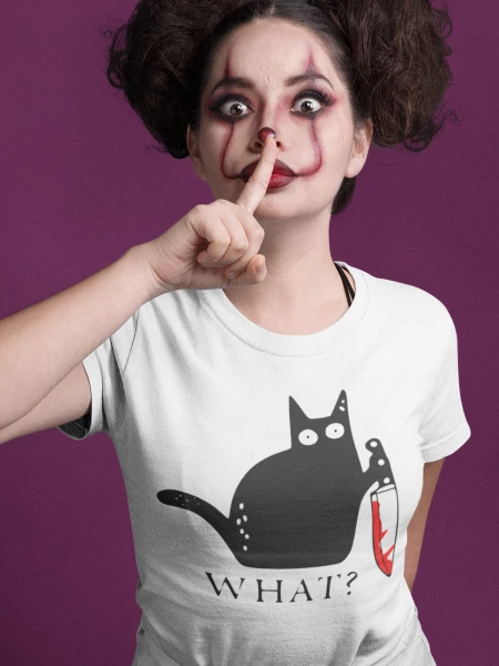 halloween-feketemacska-noi-feher-polo