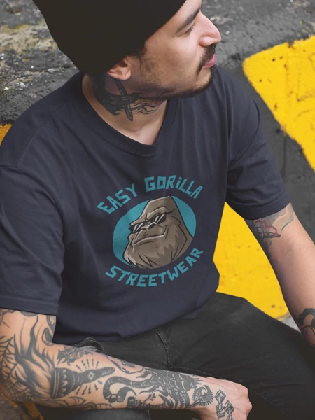 easy-gorilla-ferfi-sotetkek-polo