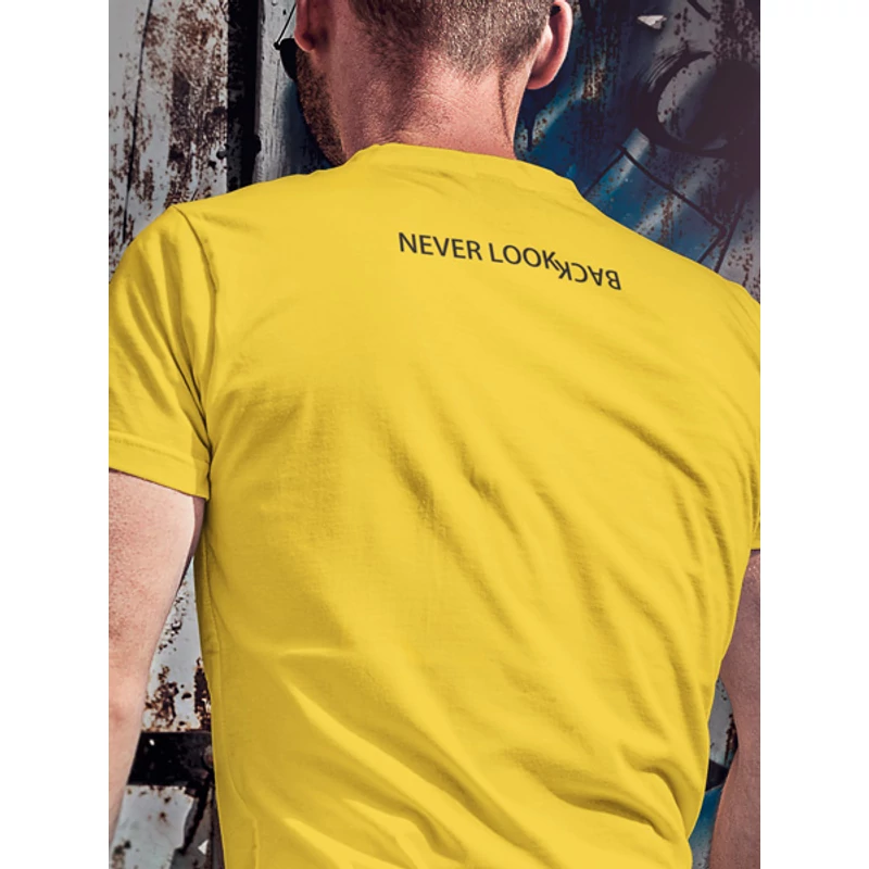 never-look-back-ferfi-sarga-polo