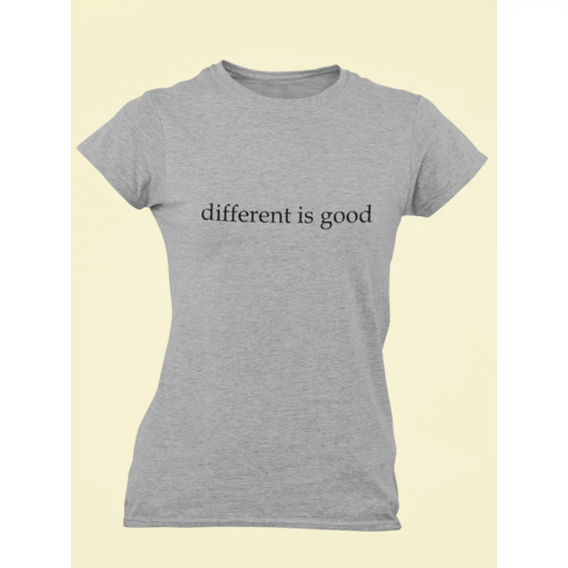 different-is-good-szurke-noi-polo