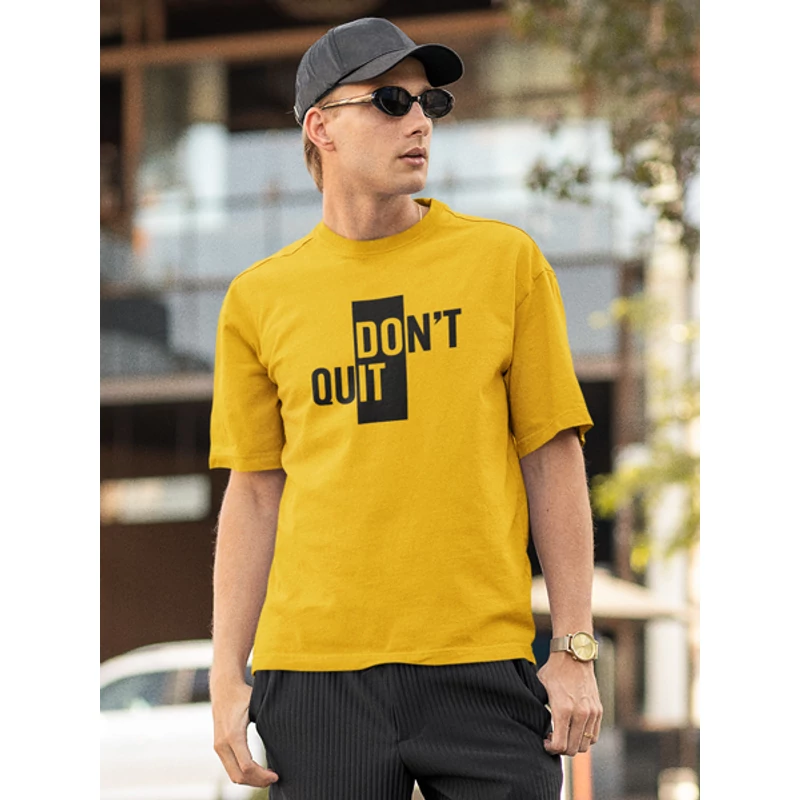 dontquit-ferfi-sárga-polo