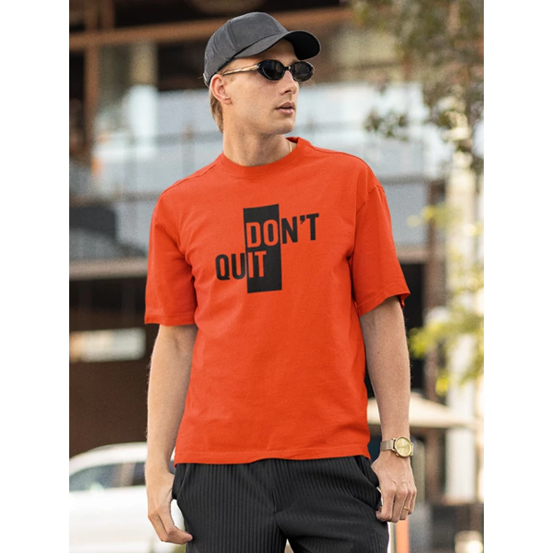 dontquit-ferfi-narancssarga-polo