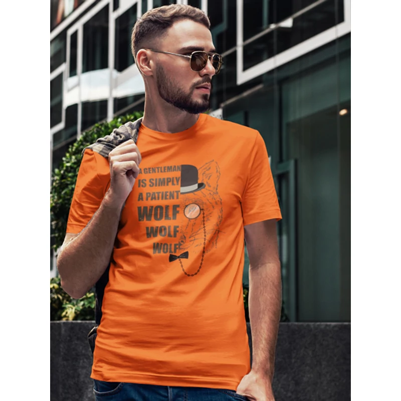 gentleman-wolf-ferfi-narancssarga-polo