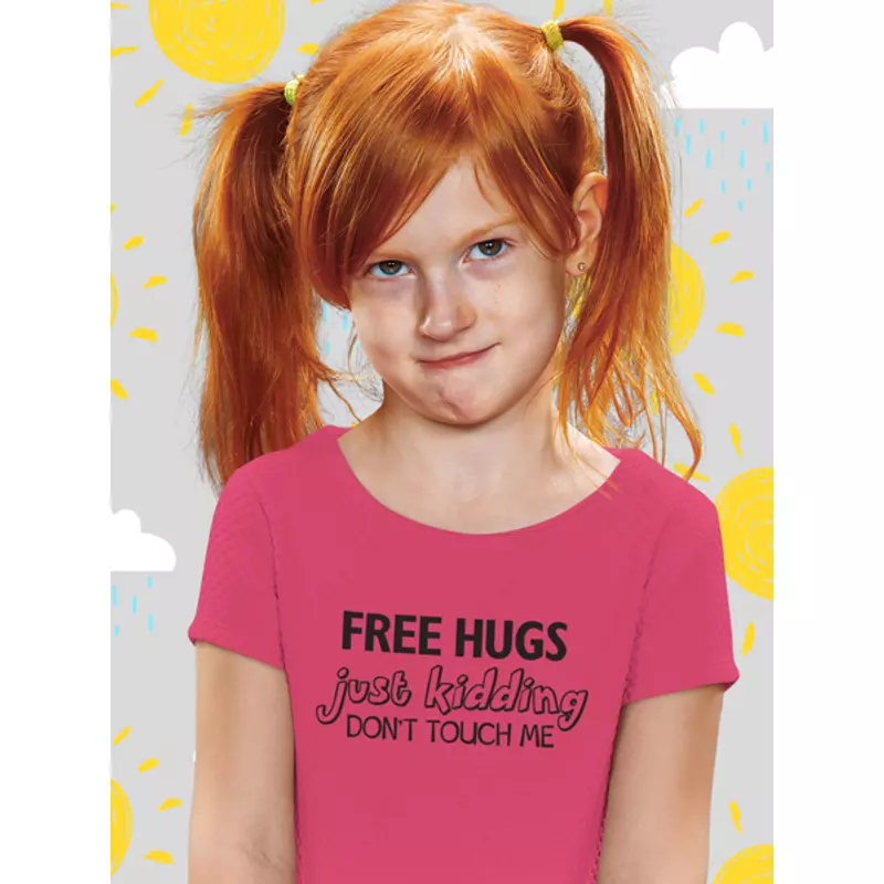 free-hugs-gyerek-rozsaszin-polo