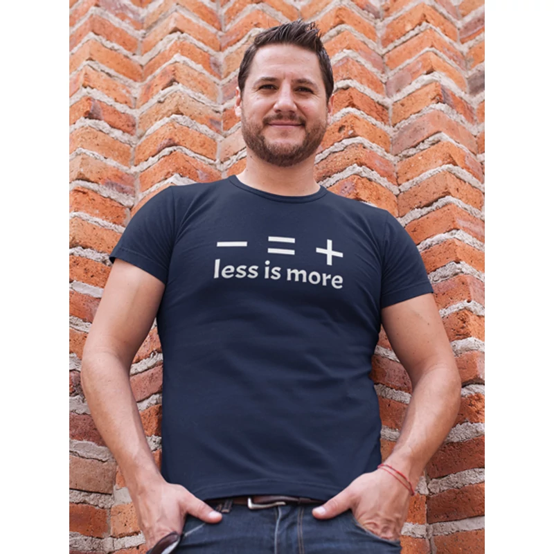 less is more-ferfi-sotetkek-polo